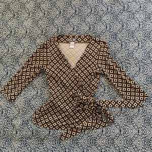 Diane Von Furstenberg Wrap Top